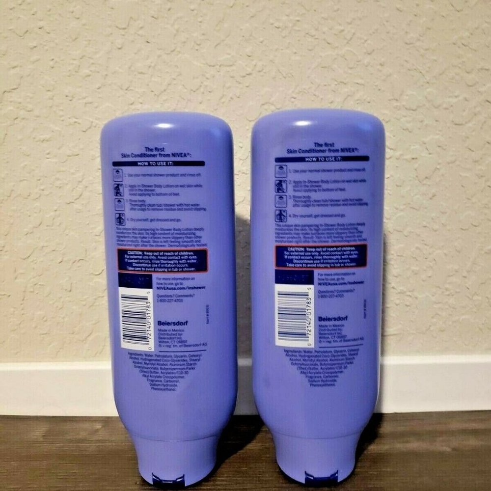 2 Nivea 13.5oz In Shower Smooth Shea Butter Dry Sk - Picture 2 of 2